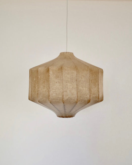 Vintage Italy cocoon hexagon shade 1960s