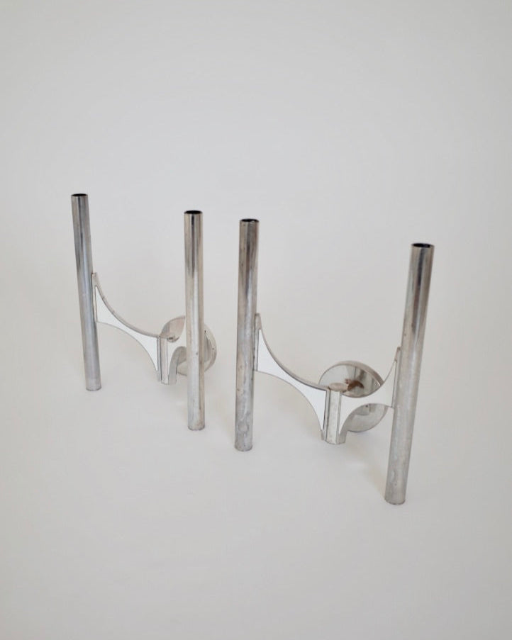 Gaetano Sciolari Model-105 Wall Lamps 1970s Pair set