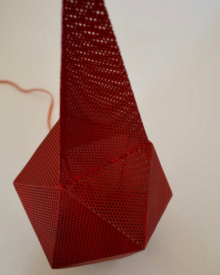 Mathieu Mategot ‘Baghdad’ Lamp 1954s Red