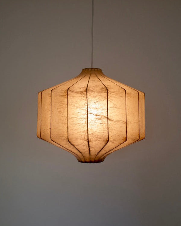 Vintage Italy cocoon hexagon shade 1960s