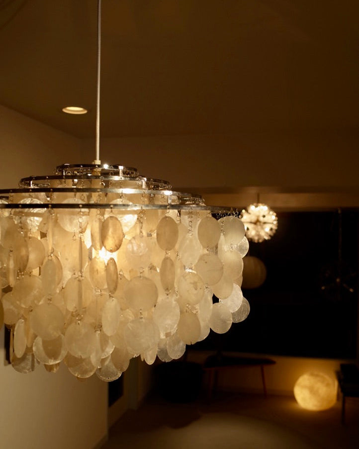 Verner Panton “Fun 10DM” Pendant Lamp J. Lüber Switzerland 1960s