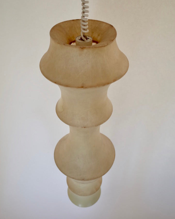 Cocoon Totem Pendant Light Italy 1960s