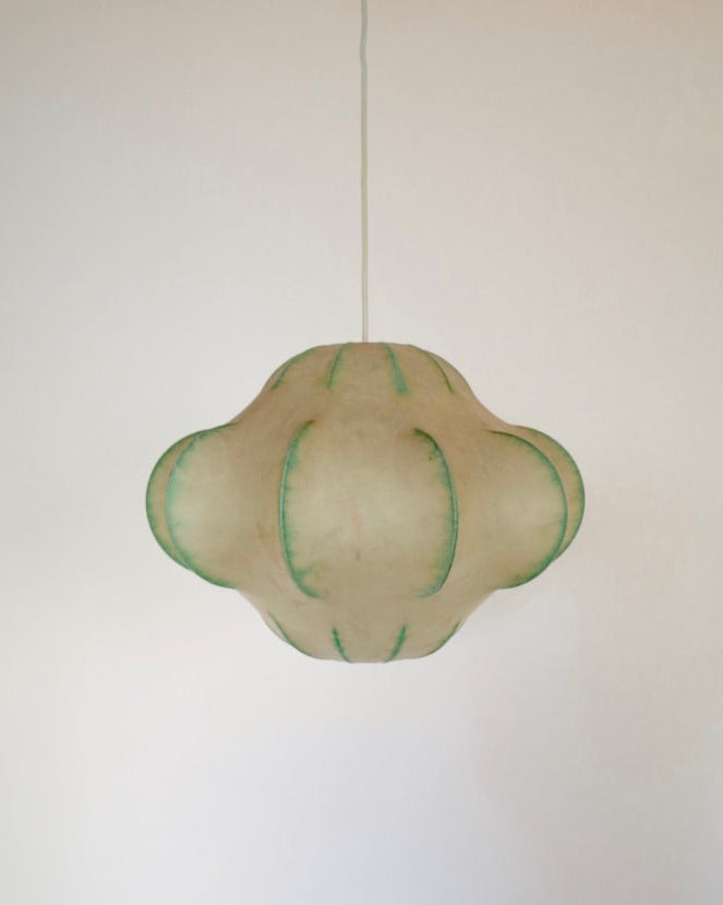 Goldkant Leuchten Friedel Wauer Cocoon Pendant Lamp Germany 1970s